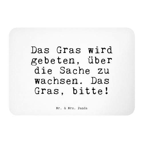 Mr. & Mrs. Panda Magnet Das Gras Wird gebeten,... - Geschenk, Liebeskummer, Mama, lustige Sprüche, Souvenir Magnet, Motivmagnete, Zitate, Spruch von Mr. & Mrs. Panda