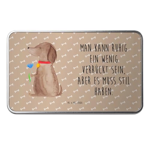 Mr. & Mrs. Panda Metalldose rechteckig Hund Blume - Geschenk, Hunderasse, Vierbeiner, Vesperdose, Blechdose, Frauchen, Blechbox, Haustier, Mr. & Mrs. Panda Metalldose rechteckig Hund Blume - Geschenk, Hunderasse, Vierbeiner, Vesperdose, Blechdose, Frauchen, Blechbox, Haustier, von Mr. & Mrs. Panda