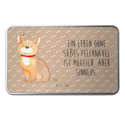 Mr. & Mrs. Panda Metalldose rechteckig Hund Glück - Geschenk, süß, Hundebesitzer, Haustier, Keksdose, Hundeliebe, Hundemama, Sprüche, Aluminiumdose, Mr. & Mrs. Panda Metalldose rechteckig Hund Glück - Geschenk, süß, Hundebesitzer, Haustier, Keksdose, Hundeliebe, Hundemama, Sprüche, Aluminiumdose, von Mr. & Mrs. Panda