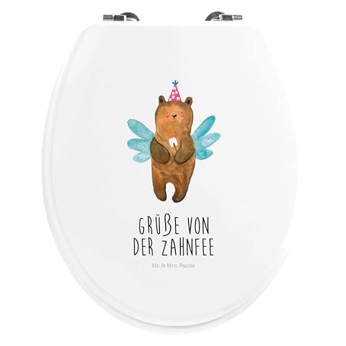 Mr. & Mrs. Panda Motiv WC Sitz Bär Zahnfee - Geschenk, WC-Sitz, Teddybär, Teddy, Erster Zahn, Klobrille, Toilette, Toilettendeckel, Klodeckel, Mr. & Mrs. Panda Motiv WC Sitz Bär Zahnfee - Geschenk, WC-Sitz, Teddybär, Teddy, Erster Zahn, Klobrille, Toilette, Toilettendeckel, Klodeckel, von Mr. & Mrs. Panda