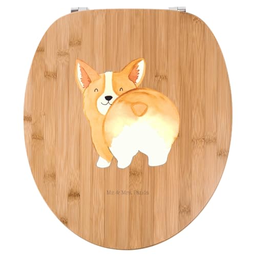 Mr. & Mrs. Panda Motiv WC Sitz Corgi Po - Geschenk, Toilettendeckel, Spruch, Klobrille, Hundespruch, WC-Sitz, Toilette, Hundeliebe, Tierliebhaber, Mr. & Mrs. Panda Motiv WC Sitz Corgi Po - Geschenk, Toilettendeckel, Spruch, Klobrille, Hundespruch, WC-Sitz, Toilette, Hundeliebe, Tierliebhaber, von Mr. & Mrs. Panda