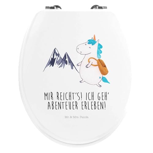 Mr. & Mrs. Panda Motiv WC Sitz Einhorn Bergsteiger - Geschenk, Toilette, Berge, Einhörner, Toilettendeckel, Weltenbummler, Einhorn Deko, WC-Sitz, Mr. & Mrs. Panda Motiv WC Sitz Einhorn Bergsteiger - Geschenk, Toilette, Berge, Einhörner, Toilettendeckel, Weltenbummler, Einhorn Deko, WC-Sitz, von Mr. & Mrs. Panda