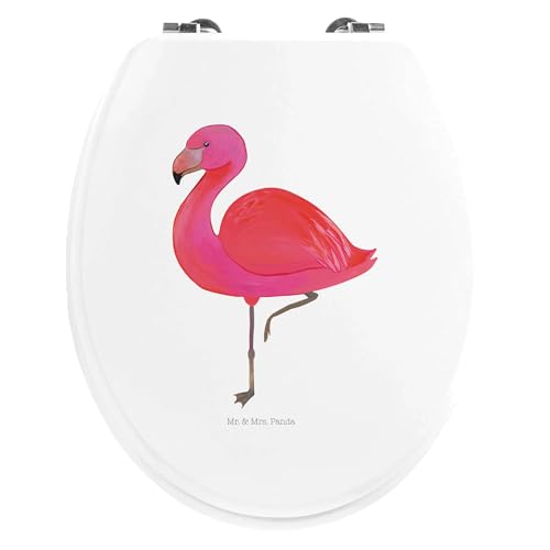 Mr. & Mrs. Panda Motiv WC Sitz Flamingo Classic - Geschenk, Freundinnen, Toilette, Geschwister, Klobrille, glücklich, WC-Sitz, Toilettendeckel, Mr. & Mrs. Panda Motiv WC Sitz Flamingo Classic - Geschenk, Freundinnen, Toilette, Geschwister, Klobrille, glücklich, WC-Sitz, Toilettendeckel, von Mr. & Mrs. Panda
