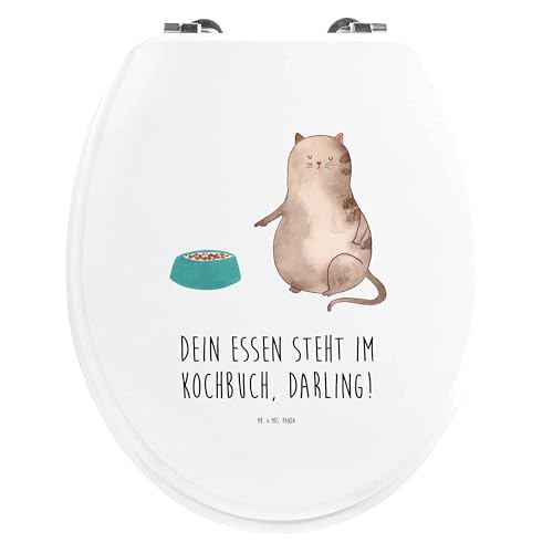 Mr. & Mrs. Panda Motiv WC Sitz Katze Fressen - Geschenk, Katzenmotive, Klodeckel, Toilettendeckel, Katzenfan, Toilette, Klobrille, WC-Sitz, Mr. & Mrs. Panda Motiv WC Sitz Katze Fressen - Geschenk, Katzenmotive, Klodeckel, Toilettendeckel, Katzenfan, Toilette, Klobrille, WC-Sitz, von Mr. & Mrs. Panda