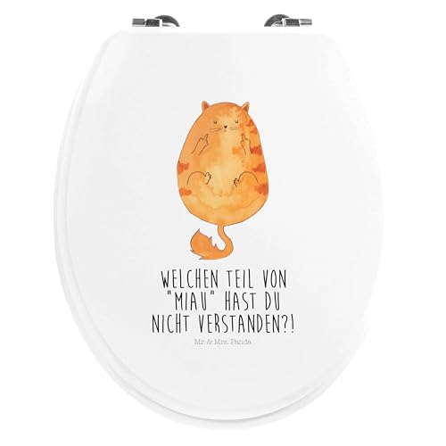 Mr. & Mrs. Panda Motiv WC Sitz Katze Mittelfinger - Geschenk, Katzenliebhaberprodukte, Katzenfan, Toilette, Cat, Toilettendeckel, Mietze, Klobrille, Mr. & Mrs. Panda Motiv WC Sitz Katze Mittelfinger - Geschenk, Katzenliebhaberprodukte, Katzenfan, Toilette, Cat, Toilettendeckel, Mietze, Klobrille, von Mr. & Mrs. Panda