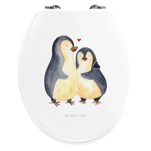 Mr. & Mrs. Panda Motiv WC Sitz Pinguin umarmen - Geschenk, Liebesbeweis, glücklich, Klobrille, Hochzeitsgeschenk, Seevogel, Toilettendeckel, Mr. & Mrs. Panda Motiv WC Sitz Pinguin umarmen - Geschenk, Liebesbeweis, glücklich, Klobrille, Hochzeitsgeschenk, Seevogel, Toilettendeckel, von Mr. & Mrs. Panda