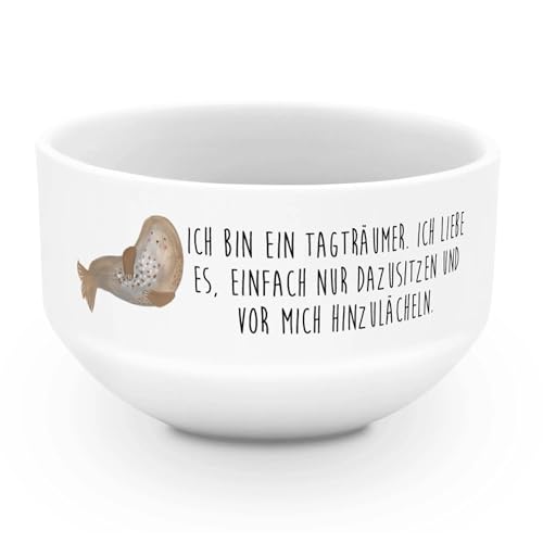 Mr. & Mrs. Panda Müslischale Robbe Lachen - Geschenk, Schüssel, Meerestier, Tiermotive, lustige Sprüche, Früstücksschüssel, Snackschale, Seehund, von Mr. & Mrs. Panda