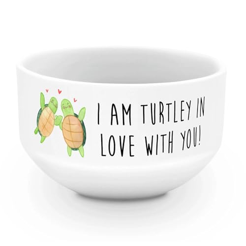 Mr. & Mrs. Panda Müslischale Schildkröten Paar - Geschenk, Ehemann, Liebesgeschenk, Müsli schalen, Keramik Schüssel, Jahrestag, Müsli schale, für von Mr. & Mrs. Panda