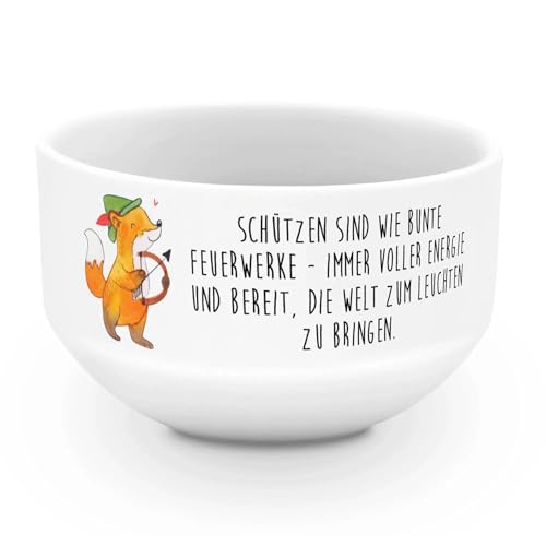 Mr. & Mrs. Panda Müslischale Schütze Astrologie - Geschenk, Müslischüssel, Sternzeichen, Bunte Müslischalen, Dessertschüssel, Aszendent, Müslischale von Mr. & Mrs. Panda