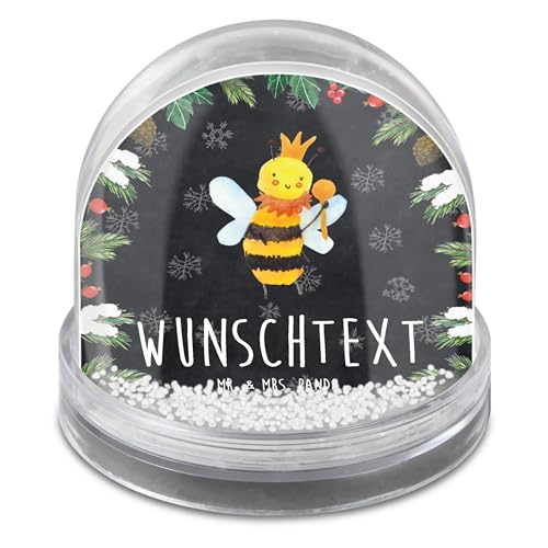 Mr. & Mrs. Panda Personalisierte Schneekugel Biene König - Personalisierte Geschenke, Winterkugel Mit Wunschtext, Schneekugel Mit Namen, Schneekugel von Mr. & Mrs. Panda