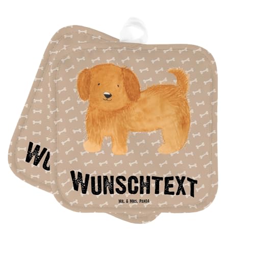 Mr. & Mrs. Panda Personalisierte Topflappen Hund Flauschig - Personalisierte Geschenke, Topflappen personalisiert, Topflappen Set personalisiert, Mr. & Mrs. Panda Personalisierte Topflappen Hund Flauschig - Personalisierte Geschenke, Topflappen personalisiert, Topflappen Set personalisiert, von Mr. & Mrs. Panda