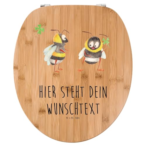 Mr. & Mrs. Panda Personalisierter WC Sitz Motiv Bienen Paar - Personalisierte Geschenke, Personalisierte Klobrille, Personalisierter WC-Sitz, Mr. & Mrs. Panda Personalisierter WC Sitz Motiv Bienen Paar - Personalisierte Geschenke, Personalisierte Klobrille, Personalisierter WC-Sitz, von Mr. & Mrs. Panda