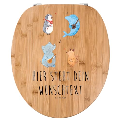 Mr. & Mrs. Panda Personalisierter WC Sitz Motiv Big Band - Personalisierte Geschenke, Gitarre, Gute Laune, Triangel, lustige Sprüche, Tiere, Mr. & Mrs. Panda Personalisierter WC Sitz Motiv Big Band - Personalisierte Geschenke, Gitarre, Gute Laune, Triangel, lustige Sprüche, Tiere, von Mr. & Mrs. Panda