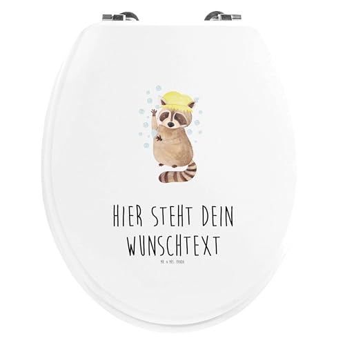 Mr. & Mrs. Panda Personalisierter WC Sitz Motiv Waschbär - Personalisierte Geschenke, WC Sitz mit Namen, Plan, Gute Laune, Fröhlich, Personalisierte Mr. & Mrs. Panda Personalisierter WC Sitz Motiv Waschbär - Personalisierte Geschenke, WC Sitz mit Namen, Plan, Gute Laune, Fröhlich, Personalisierte von Mr. & Mrs. Panda