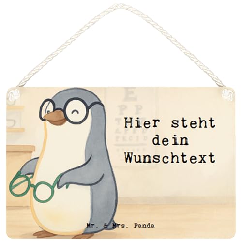 Mr. & Mrs. Panda Personalisiertes Deko Schild Augenoptiker Leidenschaft Design DIN A6 - Weiß Mr. & Mrs. Panda Personalisiertes Deko Schild Augenoptiker Leidenschaft Design DIN A6 - Weiß von Mr. & Mrs. Panda