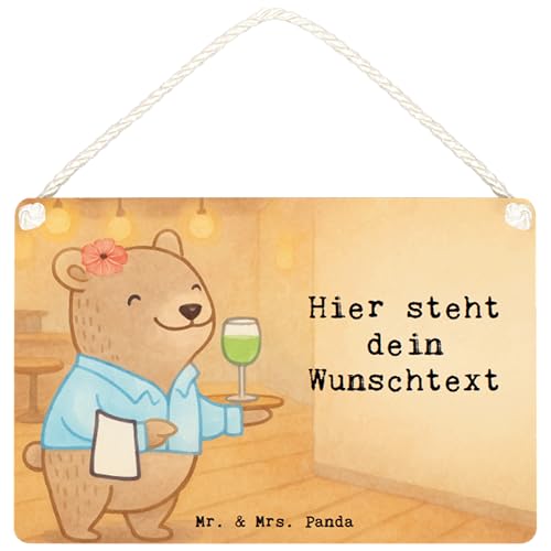 Mr. & Mrs. Panda Personalisiertes Deko Schild Restaurantfachfrau Leidenschaft Design DIN A5 - Weiß Mr. & Mrs. Panda Personalisiertes Deko Schild Restaurantfachfrau Leidenschaft Design DIN A5 - Weiß von Mr. & Mrs. Panda