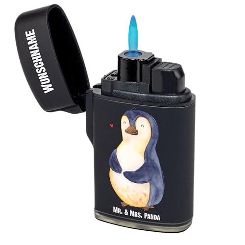 Mr. & Mrs. Panda Personalisiertes Feuerzeug Pinguin Diät - Personalisierte Geschenke, Bauch, Personalisiertes Sturmfeuerzeug, Personalisiertes von Mr. & Mrs. Panda