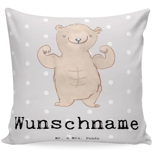 Mr. & Mrs. Panda Personalisiertes Kissen Bodybuilding - Personalisierte Geschenke, Schenken, Sportart, Muskelmasse, Kopfkissen, Hobby, Mr. & Mrs. Panda Personalisiertes Kissen Bodybuilding - Personalisierte Geschenke, Schenken, Sportart, Muskelmasse, Kopfkissen, Hobby, von Mr. & Mrs. Panda