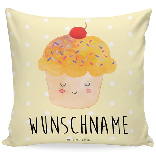 Mr. & Mrs. Panda Personalisiertes Kissen Cupcake - Personalisierte Geschenke, Cupcakes, Wunschname, Motivation Sprüche, Gute Laune, Kopfkissen, Mr. & Mrs. Panda Personalisiertes Kissen Cupcake - Personalisierte Geschenke, Cupcakes, Wunschname, Motivation Sprüche, Gute Laune, Kopfkissen, von Mr. & Mrs. Panda