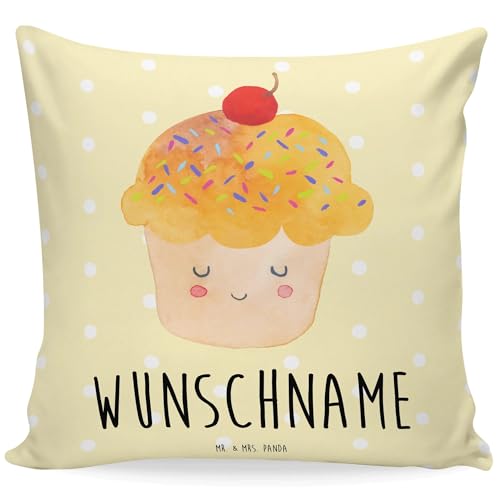 Mr. & Mrs. Panda Personalisiertes Kissen Cupcake - Personalisierte Geschenke, Cupcakes, Wunschname, Motivation Sprüche, Gute Laune, Kopfkissen, Mr. & Mrs. Panda Personalisiertes Kissen Cupcake - Personalisierte Geschenke, Cupcakes, Wunschname, Motivation Sprüche, Gute Laune, Kopfkissen, von Mr. & Mrs. Panda