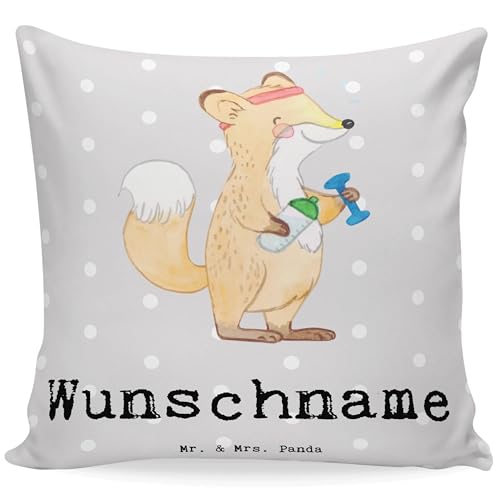 Mr. & Mrs. Panda Personalisiertes Kissen Fitness - Personalisierte Geschenke, Sportclub, Wunschname, Kopfkissen, Auszeichnung, Sportler, Sport, Mr. & Mrs. Panda Personalisiertes Kissen Fitness - Personalisierte Geschenke, Sportclub, Wunschname, Kopfkissen, Auszeichnung, Sportler, Sport, von Mr. & Mrs. Panda