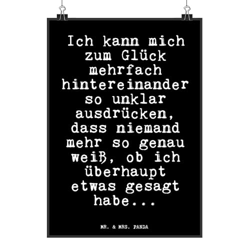 Mr. & Mrs. Panda Poster Ich kann mich zum... DIN A4 - Geschenk, Handgemaltes Poster, Kinderposter, Glizer Spruch Sprüche Weisheiten Zitate Lustig Mr. & Mrs. Panda Poster Ich kann mich zum... DIN A4 - Geschenk, Handgemaltes Poster, Kinderposter, Glizer Spruch Sprüche Weisheiten Zitate Lustig von Mr. & Mrs. Panda