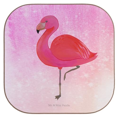 Mr. & Mrs. Panda Untersetzer Gläser Flamingo Classic - Geschenk, Selbstliebe, Untersetzer Holz, Glasuntersetzer, Tochter, Außenseiter, Mr. & Mrs. Panda Untersetzer Gläser Flamingo Classic - Geschenk, Selbstliebe, Untersetzer Holz, Glasuntersetzer, Tochter, Außenseiter, von Mr. & Mrs. Panda