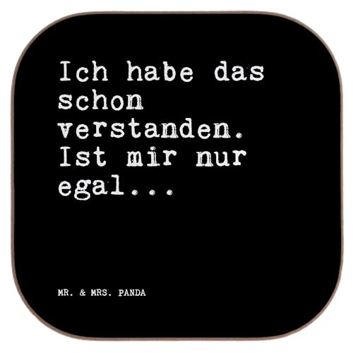 Mr. & Mrs. Panda Quadratische Untersetzer Ich Habe das Schon... - Geschenk, Tochter, Sohn, Spruch Sprüche Weisheiten Zitate Lustig Weisheit Worte, von Mr. & Mrs. Panda