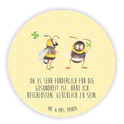 Mr. & Mrs. Panda Rund Magnet Hummeln Kleeblatt - Geschenk, Biene Deko, Kühlschrankmagnet, Dekomagnet, Spruch schön, Tiere, Motivmagnete, lustige Mr. & Mrs. Panda Rund Magnet Hummeln Kleeblatt - Geschenk, Biene Deko, Kühlschrankmagnet, Dekomagnet, Spruch schön, Tiere, Motivmagnete, lustige von Mr. & Mrs. Panda