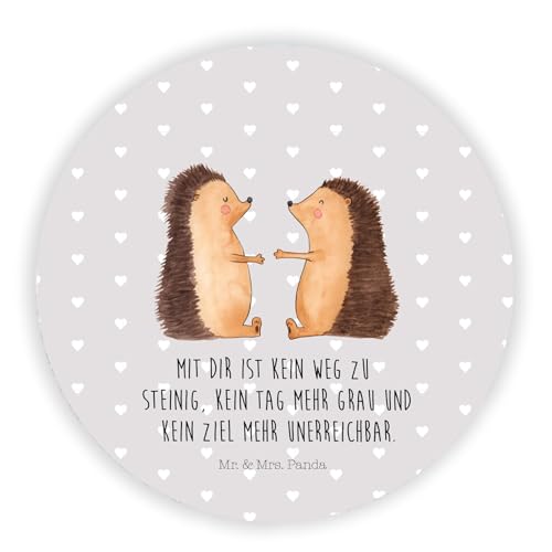 Mr. & Mrs. Panda Rund Magnet Igel Liebe - Geschenk, Notiz Magnet, Dekomagnet, Liebesgeschenk, Kühlschrankmagnet, Liebesbeweis, Heiraten, Verliebt, von Mr. & Mrs. Panda