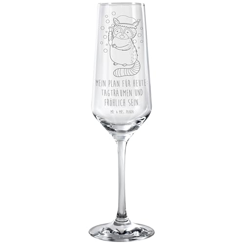 Mr. & Mrs. Panda Sektglas Waschbär - Geschenk, Tagträumen, Seifenblasen, waschen, Sektglas mit Gravur, Gute Laune, Tiere, Tiermotive, Fröhlich, Mr. & Mrs. Panda Sektglas Waschbär - Geschenk, Tagträumen, Seifenblasen, waschen, Sektglas mit Gravur, Gute Laune, Tiere, Tiermotive, Fröhlich, von Mr. & Mrs. Panda
