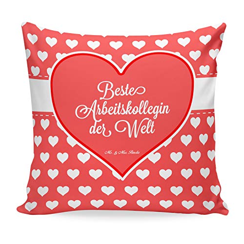 Mr. & Mrs. Panda Sofakissen Arbeitskollegin - Geschenk, Abschiedsgeschenk, Dekokissen, Kissenbezüge, Mitarbeiterin, Kopfkissen, Sofakissen 40x40 Mr. & Mrs. Panda Sofakissen Arbeitskollegin - Geschenk, Abschiedsgeschenk, Dekokissen, Kissenbezüge, Mitarbeiterin, Kopfkissen, Sofakissen 40x40 von Mr. & Mrs. Panda