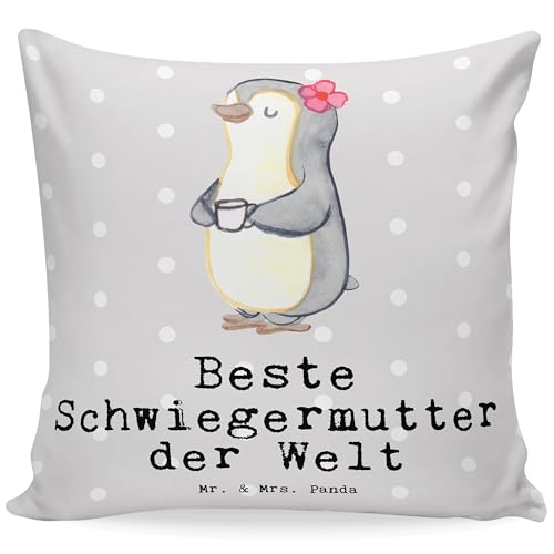Mr. & Mrs. Panda Sofakissen Schwiegermutter - Geschenk, Freude Machen, Kissenbezug 40x40, Geburtstag, Kopfkissen 40x40, Geschenkidee, Sofakissen Mr. & Mrs. Panda Sofakissen Schwiegermutter - Geschenk, Freude Machen, Kissenbezug 40x40, Geburtstag, Kopfkissen 40x40, Geschenkidee, Sofakissen von Mr. & Mrs. Panda
