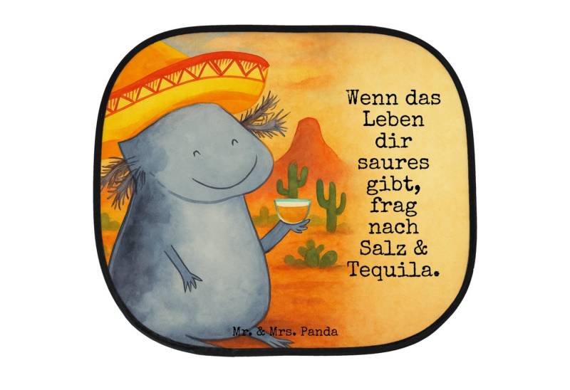 Mr. & Mrs. Panda Sonnenschutz Axolotl Tequila Design, Sonnenschutz Auto Fenster, Auto Sonnenschutz, Seidenmatt, Schöner Look von Mr. & Mrs. Panda