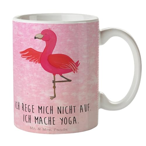 Mr. & Mrs. Panda Tasse Flamingo Yoga - Geschenk, Namaste, Tasse Motive, Cappuccino Tassen, Ärger, Achtsamkeit, Kaffeetassen, Yogapose, Aufregen, Mr. & Mrs. Panda Tasse Flamingo Yoga - Geschenk, Namaste, Tasse Motive, Cappuccino Tassen, Ärger, Achtsamkeit, Kaffeetassen, Yogapose, Aufregen, von Mr. & Mrs. Panda