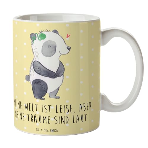 Mr. & Mrs. Panda Tasse Panda Gehörlos - Geschenk, Cochlea Implantat, Schöne Teetassen, Kaffeetassen, Teetasse, Cappuccino Tassen, Tasse Sprüche, Mr. & Mrs. Panda Tasse Panda Gehörlos - Geschenk, Cochlea Implantat, Schöne Teetassen, Kaffeetassen, Teetasse, Cappuccino Tassen, Tasse Sprüche, von Mr. & Mrs. Panda
