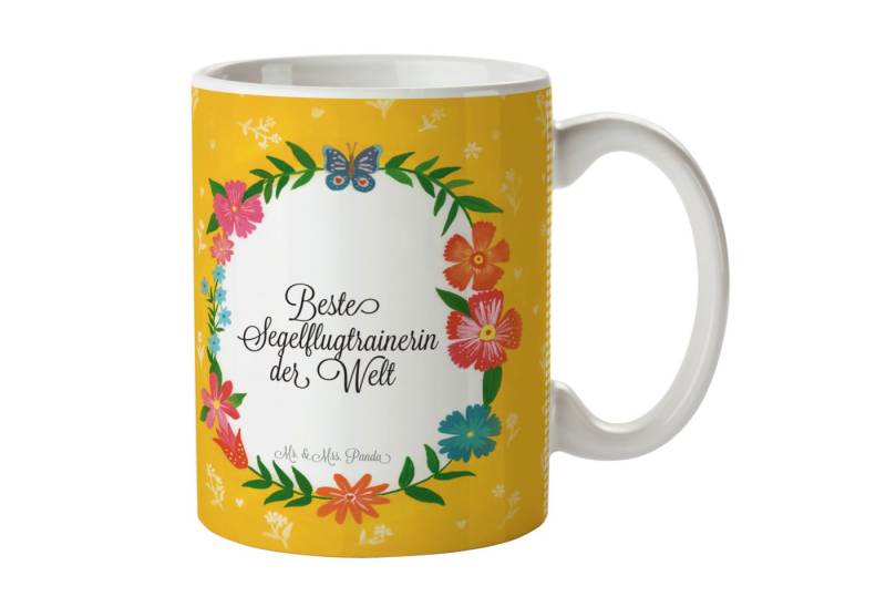 Mr. & Mrs. Panda Tasse Segelflugtrainerin - Geschenk, Schenken, Geschenk Tasse, Teebecher, T, Keramik von Mr. & Mrs. Panda