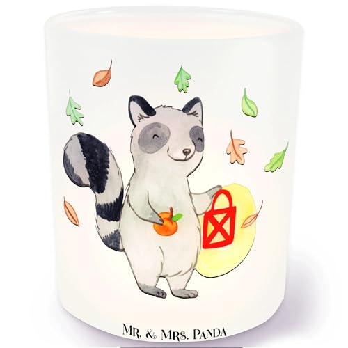 Mr. & Mrs. Panda Teelicht Waschbär Laterne - Geschenk, Herbst, Teelichthalter, Dekoration, Halloween, Windlicht Dekorieren, Teelichtgläser, Mr. & Mrs. Panda Teelicht Waschbär Laterne - Geschenk, Herbst, Teelichthalter, Dekoration, Halloween, Windlicht Dekorieren, Teelichtgläser, von Mr. & Mrs. Panda