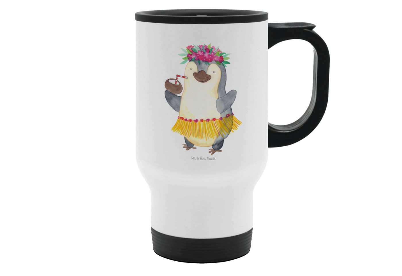 Mr. & Mrs. Panda Thermobecher Pinguin Kokosnuss, Thermobecher, Weiß, Thermoskanne, Hawaii, coffee t, Edelstahl Mr. & Mrs. Panda Thermobecher Pinguin Kokosnuss, Thermobecher, Weiß, Thermoskanne, Hawaii, coffee t, Edelstahl von Mr. & Mrs. Panda