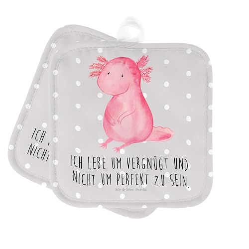 Mr. & Mrs. Panda Topfuntersetzer Axolotl Null - Geschenk, Molch, Topflappen lustig, Topfhandschuhe, Topflappenset, Lebensweisheit, Weisheit, Mr. & Mrs. Panda Topfuntersetzer Axolotl Null - Geschenk, Molch, Topflappen lustig, Topfhandschuhe, Topflappenset, Lebensweisheit, Weisheit, von Mr. & Mrs. Panda