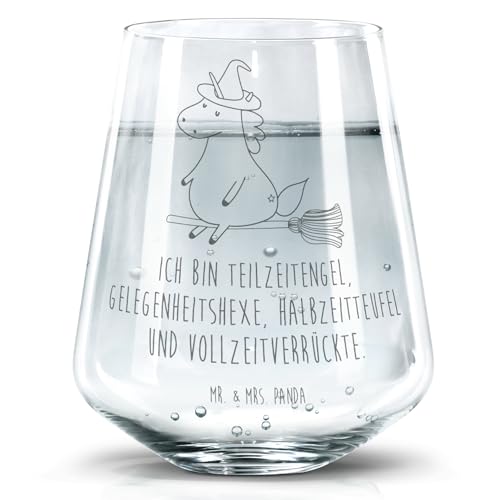 Mr. & Mrs. Panda Trinkglas Einhorn Hexe, Premium Glas, 400 ml Mr. & Mrs. Panda Trinkglas Einhorn Hexe, Premium Glas, 400 ml von Mr. & Mrs. Panda