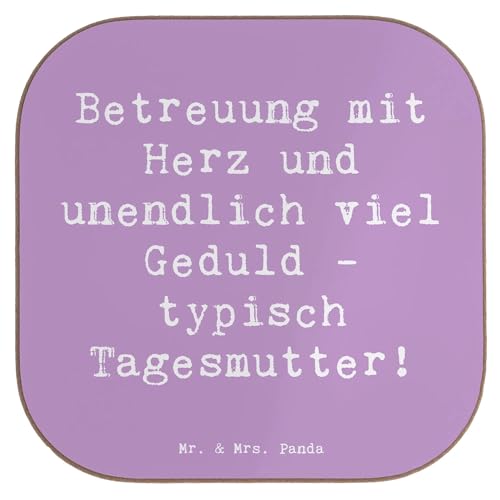 Mr. & Mrs. Panda Untersetzer Gläser Spruch Tagesmutter Liebe - Geschenk, kreative Spielideen, Berufsgestaltung, Untersetzer aus Holz, Mr. & Mrs. Panda Untersetzer Gläser Spruch Tagesmutter Liebe - Geschenk, kreative Spielideen, Berufsgestaltung, Untersetzer aus Holz, von Mr. & Mrs. Panda