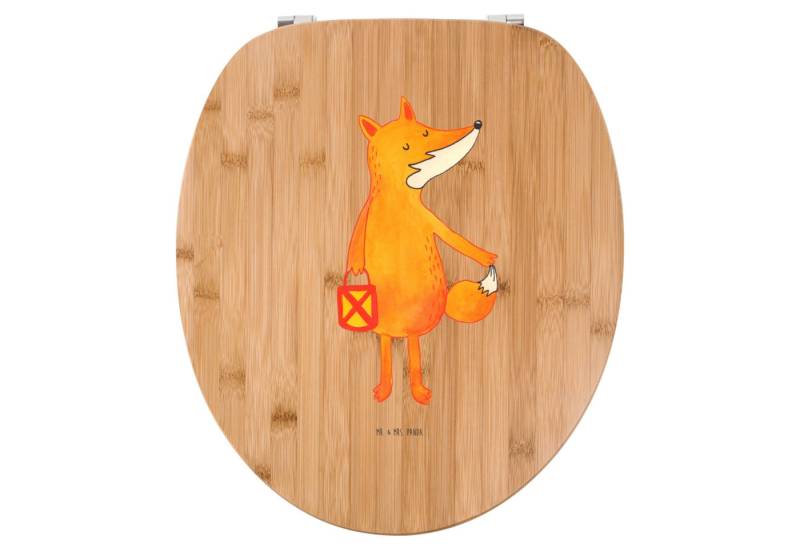 Mr. & Mrs. Panda WC-Sitz Fuchs Laterne, Toilettendeckel, Transparent, Aufmuntern, Laterne, San (Packung, 1-St) von Mr. & Mrs. Panda