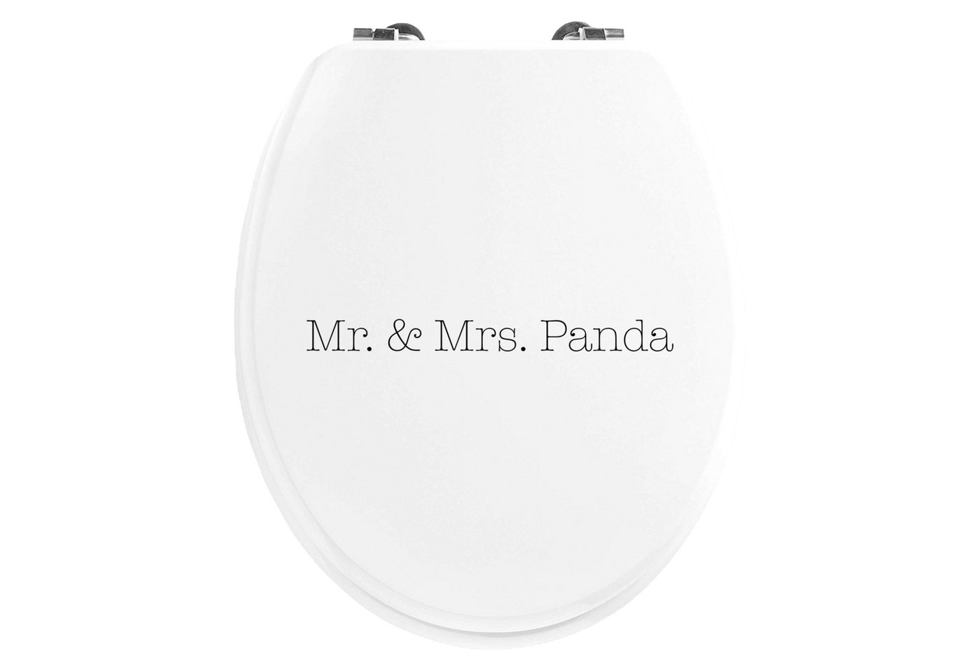 Mr. & Mrs. Panda WC-Sitz Lama Springen - Weiß - Geschenk, Toilettendeckel, WC-Sitz, Freundin, (1-St), UV-beständiger Druck von Mr. & Mrs. Panda