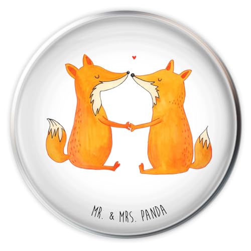 Mr. & Mrs. Panda Waschbecken Stöpsel Füchse Liebe - Geschenk, Abflussstöpsel, Freundin, Fox, Ehe, Fuchs, Ablaufgarnitur, Liebespaar, Waschbecken von Mr. & Mrs. Panda