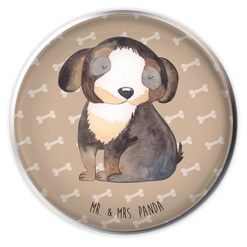 Mr. & Mrs. Panda Waschbecken Stöpsel Hund Entspannen - Geschenk, Ablaufgarnitur, Hunderasse, Liebe, Waschbecken Stopfen, Tierliebhaber, flauschig, von Mr. & Mrs. Panda