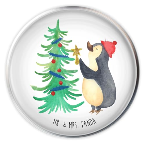Mr. & Mrs. Panda Waschbecken Stöpsel Pinguin Weihnachtsbaum - Geschenk, Nikolaus, Weihnachten, Winter, Weihnachtsdeko, Ablaufgarnitur, von Mr. & Mrs. Panda
