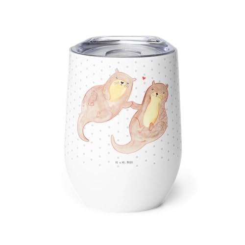 Mr. & Mrs. Panda Weinbecher Otter Hände halten - Geschenk, Weinkelch Klein, Otter Seeotter See Otter, Weinglas Set, glücklich, Seeotter, Liebe, Mr. & Mrs. Panda Weinbecher Otter Hände halten - Geschenk, Weinkelch Klein, Otter Seeotter See Otter, Weinglas Set, glücklich, Seeotter, Liebe, von Mr. & Mrs. Panda