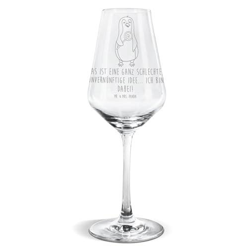 Mr. & Mrs. Panda Weißwein Glas Pinguin Lolli - Geschenk, Spülmaschinenfeste Weingläser, Weißweinglas, Kind, Weinglas, Ganove, Weinglas mit Gravur, Mr. & Mrs. Panda Weißwein Glas Pinguin Lolli - Geschenk, Spülmaschinenfeste Weingläser, Weißweinglas, Kind, Weinglas, Ganove, Weinglas mit Gravur, von Mr. & Mrs. Panda
