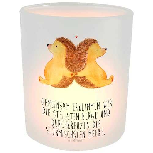 Mr. & Mrs. Panda Deko Windlicht Igel händchenhaltend - Geschenk, Freund, Liebesbeweis, Lieblingsmensch, Teelichthalter, glücklich, Windlicht Deko, Mr. & Mrs. Panda Deko Windlicht Igel händchenhaltend - Geschenk, Freund, Liebesbeweis, Lieblingsmensch, Teelichthalter, glücklich, Windlicht Deko, von Mr. & Mrs. Panda